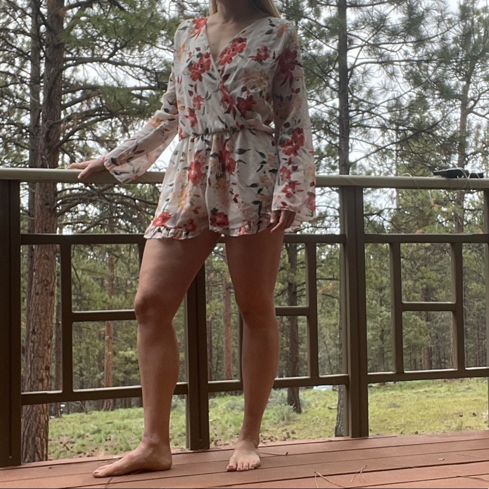 Honey Belle Floral Romper